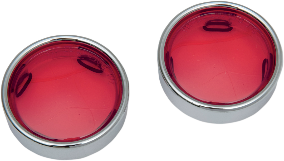 Lens w/Trim Ring - Red