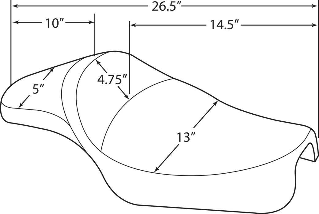 Extended Predator Seat - Smooth - XL '04-'22