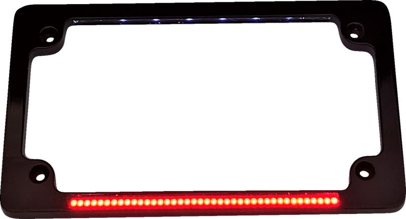 Dual License Plate Frame - Black