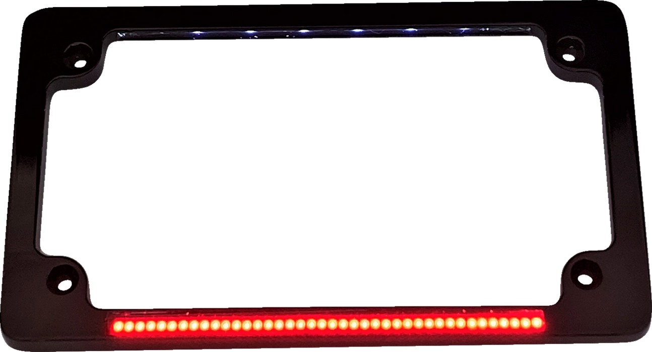 Dual License Plate Frame - Black