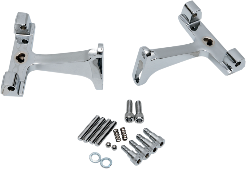 Passenger Footboard Mount - Chrome