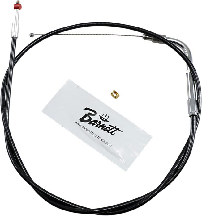 Black Vinyl Throttle Cable - +6" Size - 37" Length