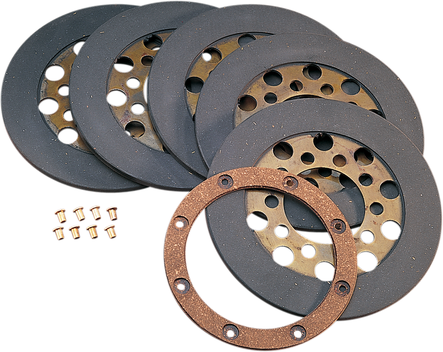 Clutch Plate Kit - '68-E'84 Shovelhead