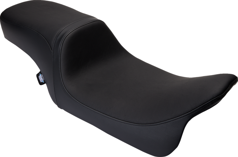 Predator 2-Up Seat - Vinyl - Black - Smooth - w/o Backrest - FLH/FLT '08-'24
