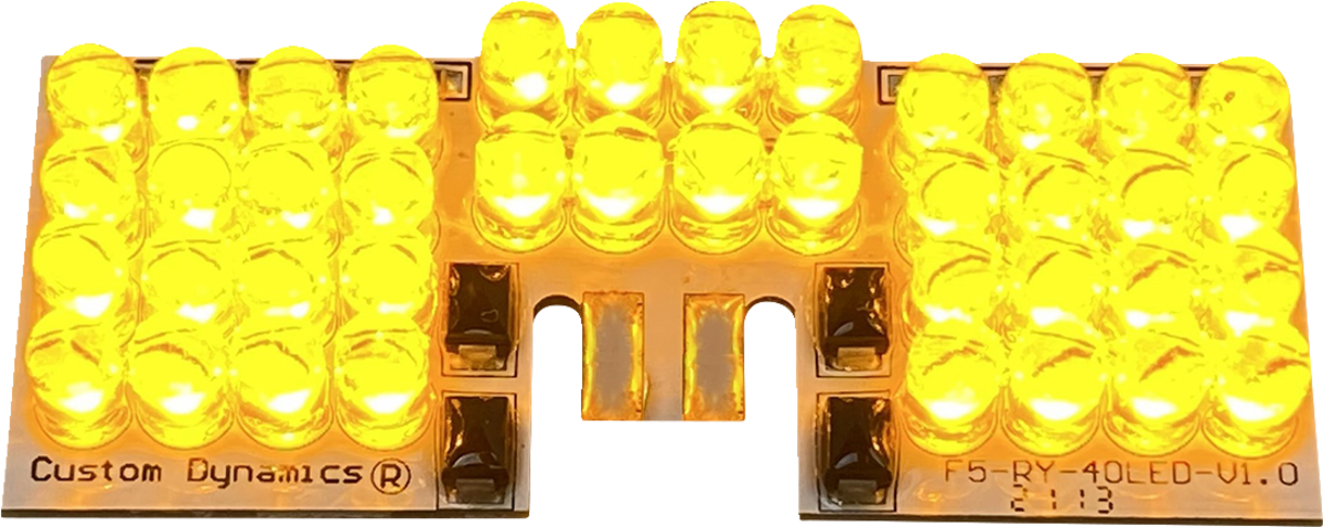 LED Fender Tip Boards - Amber
