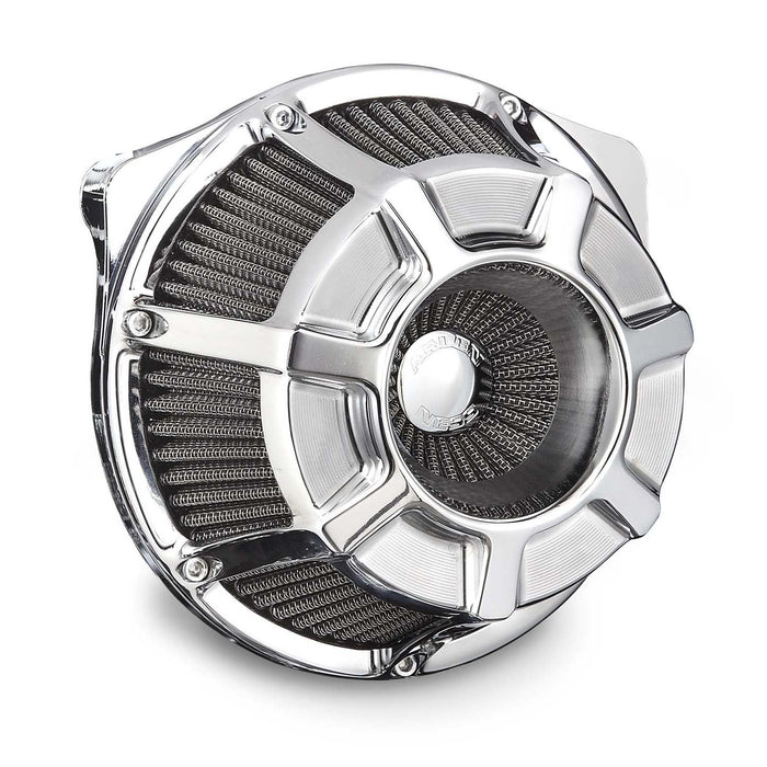 Beveled® Inverted Series Air Cleaner, Chrome