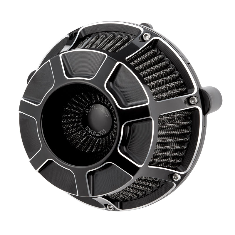 Beveled® Inverted Series Air Cleaner, Black