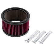 Trask Big Power Filter Kit -Chrome
