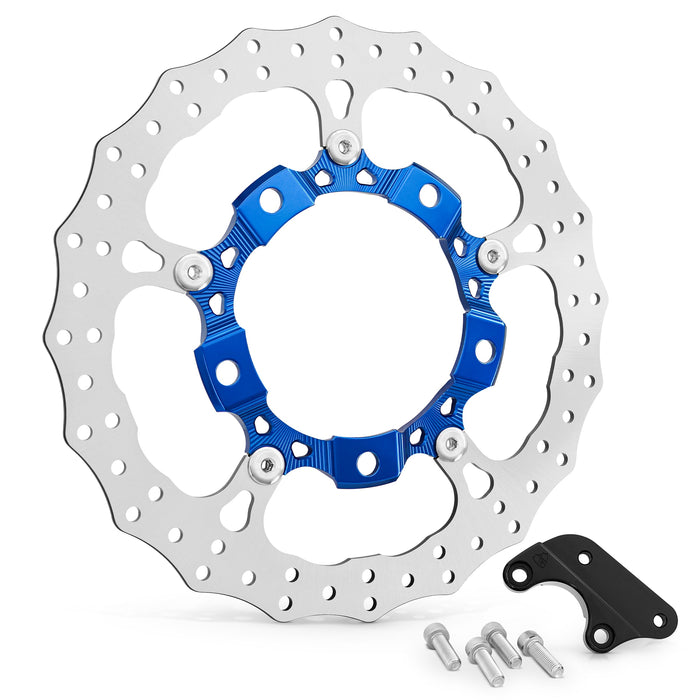 14" Billet Big Brake Rotors, Blue