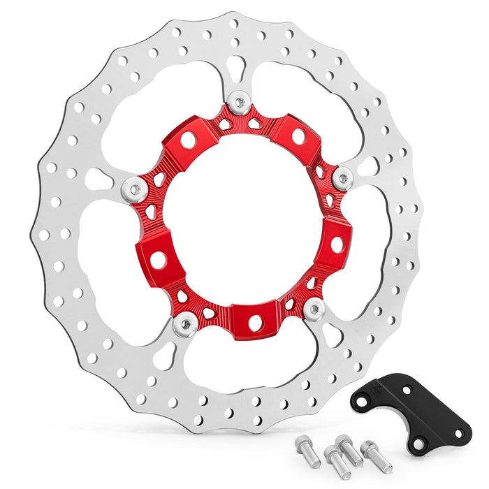 14" Billet Big Brake Rotors, Red