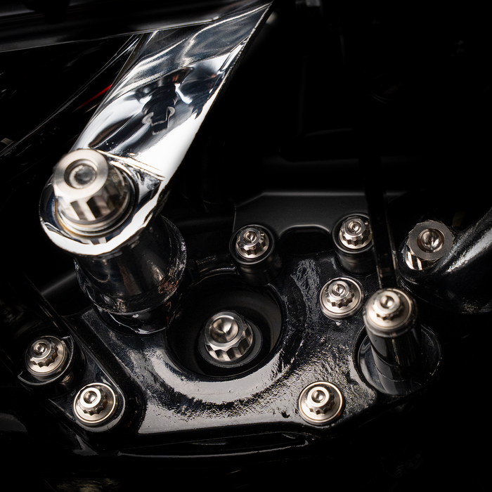 Trask Bitchin' Bolts - titanium peg mount hardware.