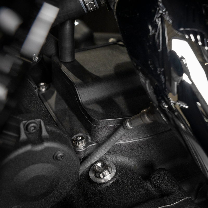 Trask Bitchin' Bolts - titanium transmission hardware for Harley-Davidson motorcycles.