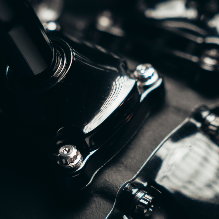 Trask Bitchin' Bolts on an M8 Lifter Block