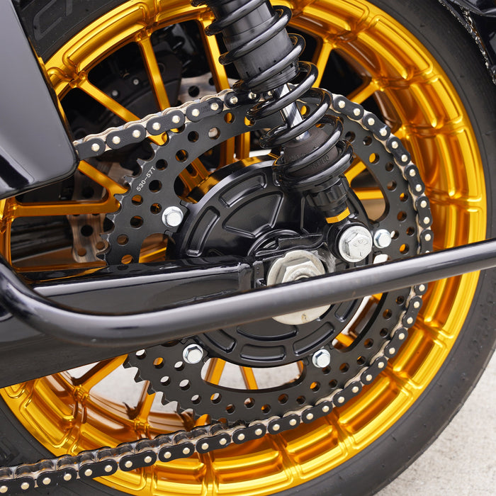 Jagged Cush Drive Chain Conversion Kit, All Black