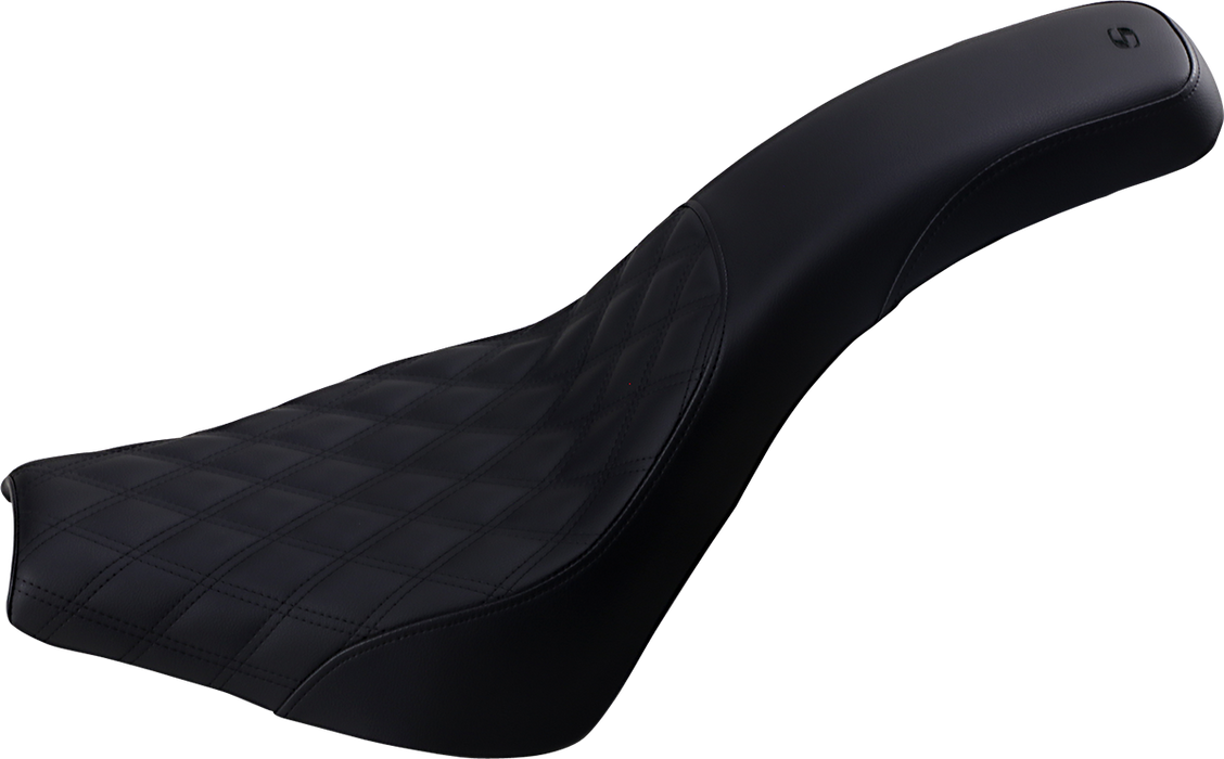 Profiler Seat - Front Lattice/Rear Smooth - Black - FL/FX '00-'06