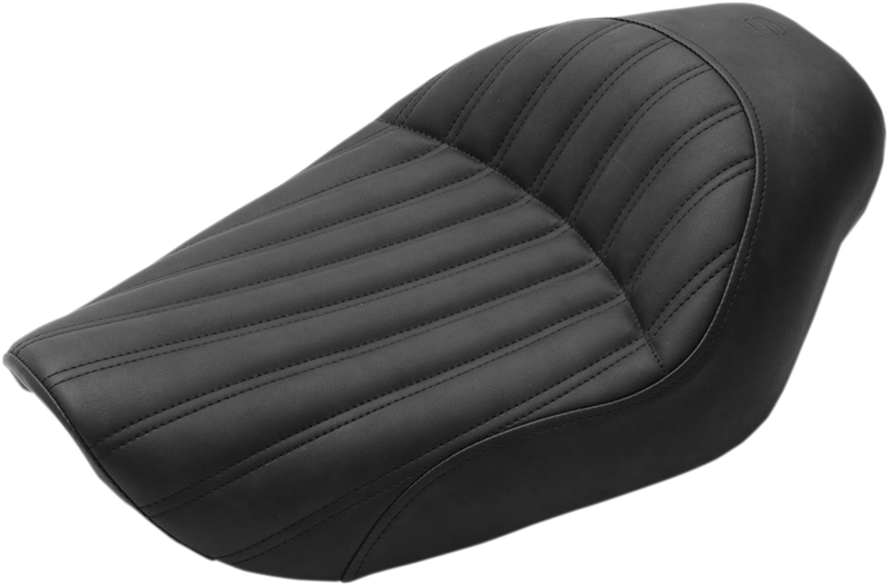Knuckle Solo Seat - Ribbed - Black - FXD '96-'03