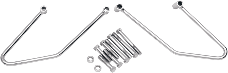 Saddlebag Support - Chrome - FL/FX '06-'17