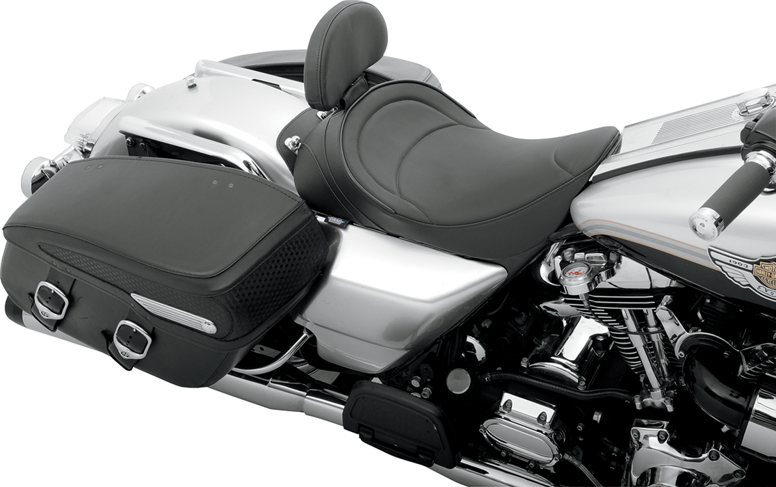 Solo Seat - Mild Stitched - Driver Backrest - FLH '97-'07