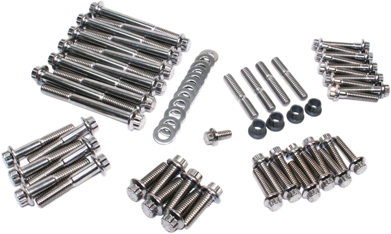 Fastener Kit - External Engine - 12-Point - Twin Cam