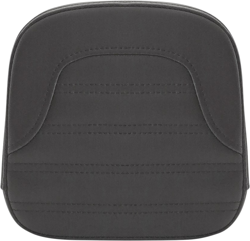 Sissy Bar Pad - Roll & Pleat - Black - FL '99-'23
