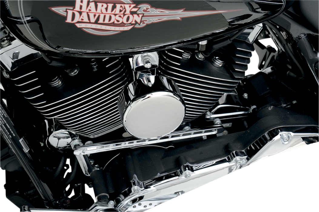 Round Horn Cover - Chrome