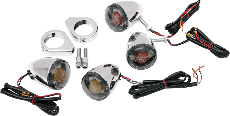 Turn Signal Kit - Red/Smoke