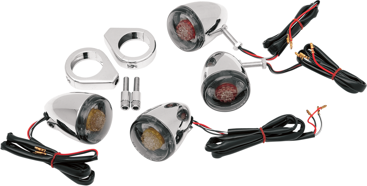 Turn Signal Kit - Red/Smoke