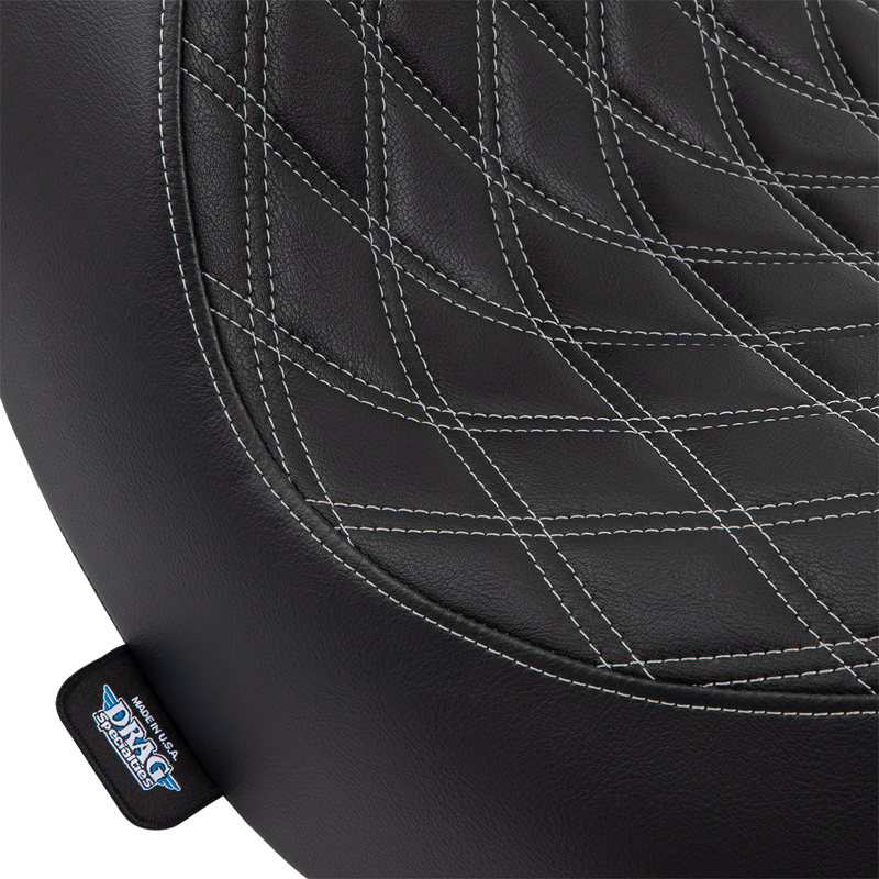 Solo Seat - Double Diamond - Silver Stitching - FL/FX '18-'23