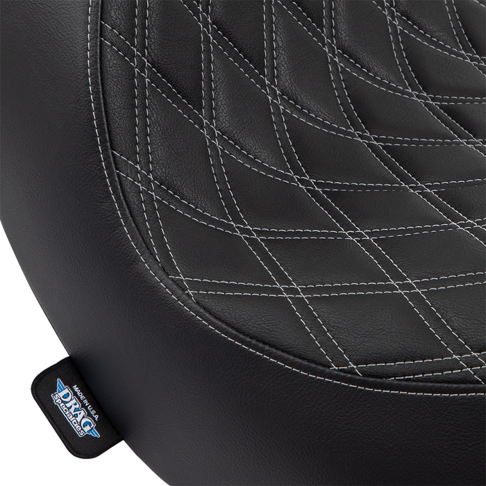 Solo Seat - Double Diamond - Silver Stitching - FL/FX '18-'23