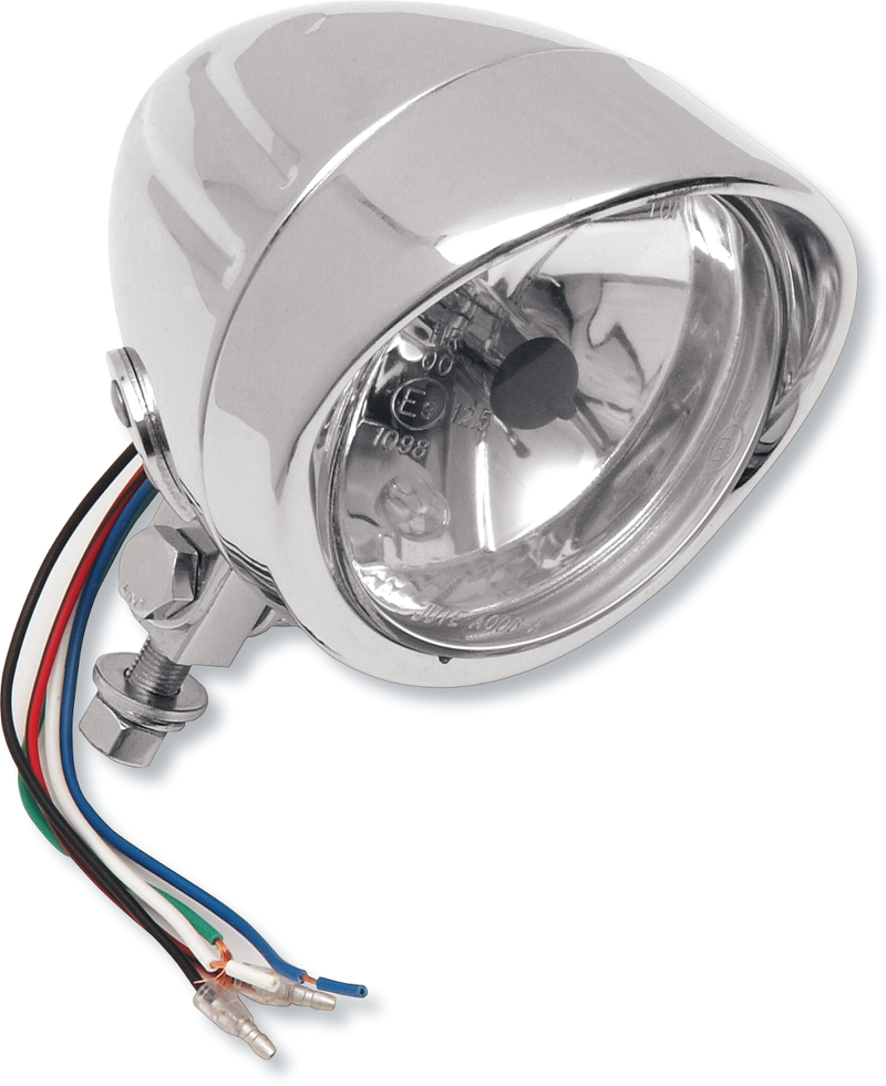 Spotlight w/Visor - 4-1/4" - w/Running Light - Clear Lens