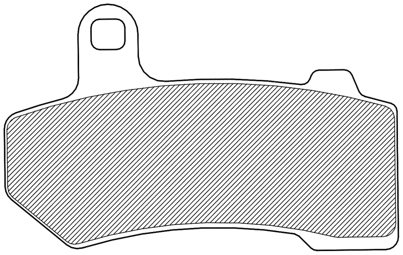 Semi-Metallic Brake Pads - Front/Rear - HD