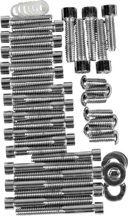 Bolt Kit - Cam/Primary/Transmission Cover - Socket-Head - FX