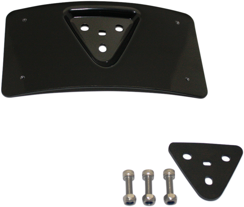 Radius License Plate Mount - Black