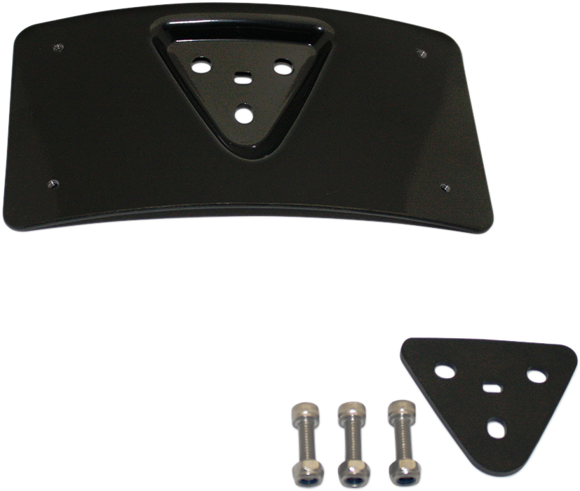 Radius License Plate Mount - Black