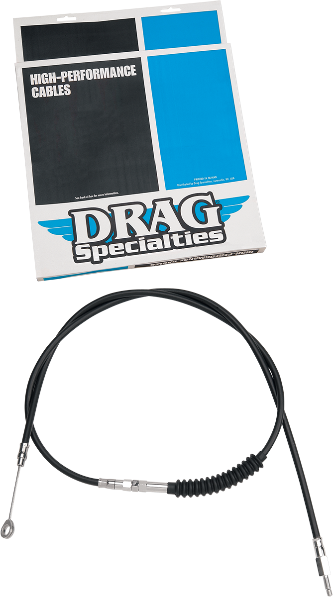 High-Efficiency Black Vinyl Clutch Cable - 61"
