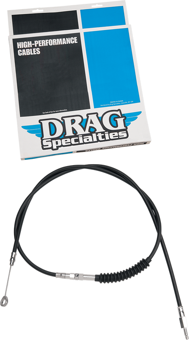 High-Efficiency Black Vinyl Clutch Cable - 76-11/16"