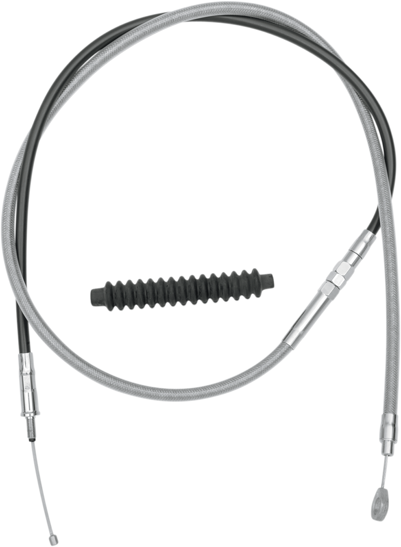 High-Efficiency Braided Stainless Steel Clutch Cable - 64-15/16"