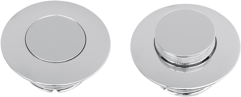 Gas Cap - Large - Vented - Pop-Up - Chrome
