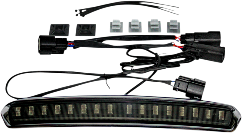 Tour Pack Lid Light - Chrome/Smoke