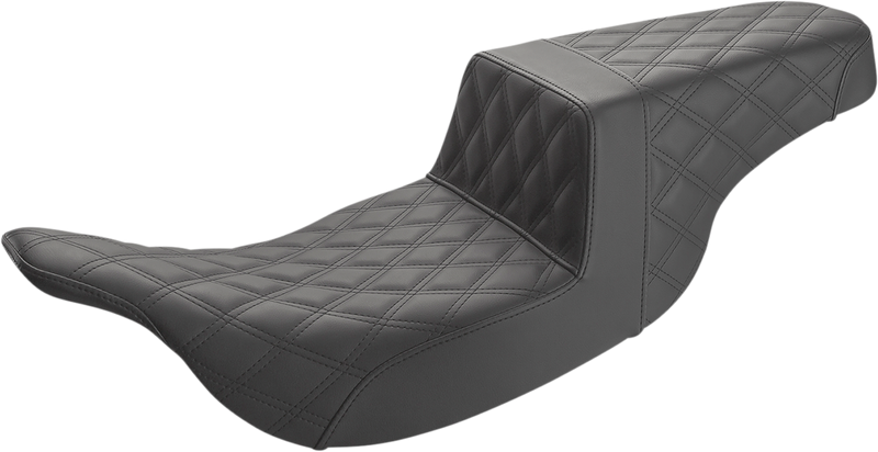 Step-Up Seat - Full Lattice Stitch - Black