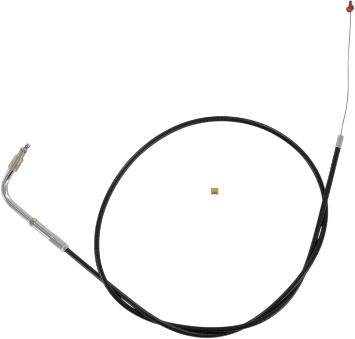 Black Vinyl Throttle Cable - +6" Size - 49-1/2" Length