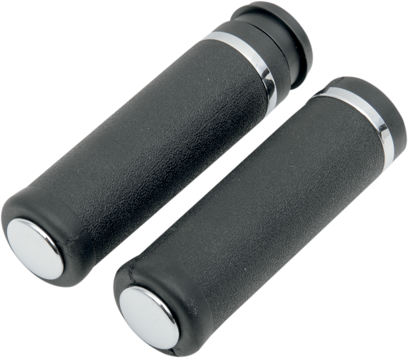 Rubber Grips with Accent Rings and End Caps - Hotop - Smooth - TBW