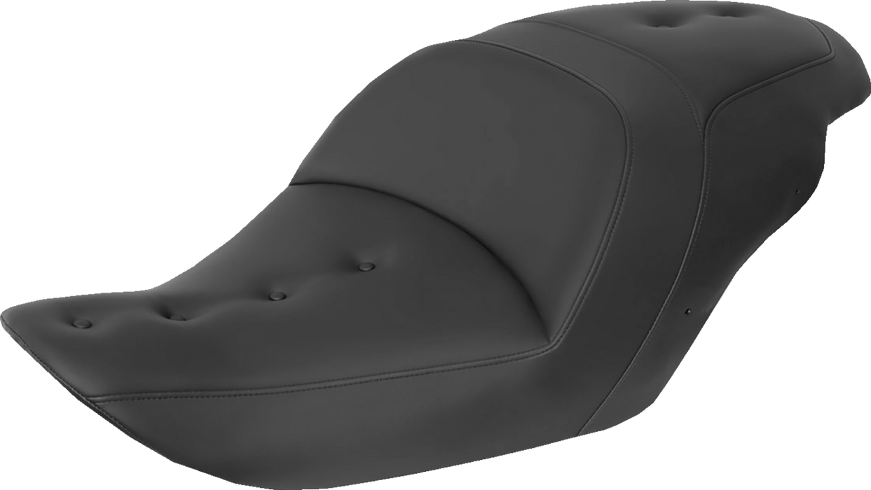 Roadsofa™ Pillow Top Seat - With Backrest - Black