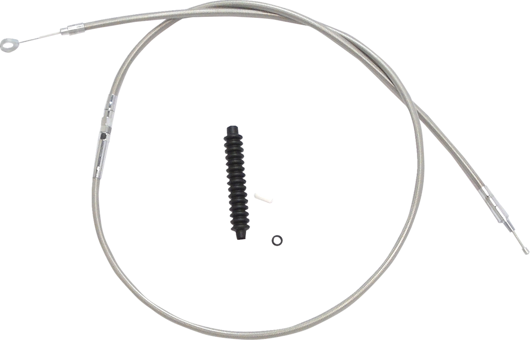 High-Efficiency Braided Stainless Steel Clutch Cable - 53-5/16"