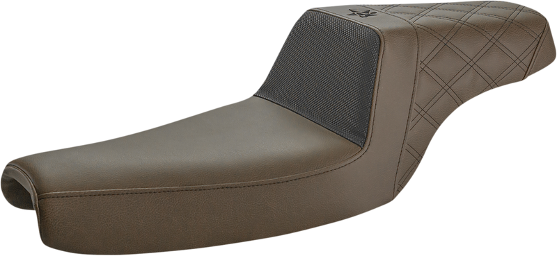 Unknown Industries Seat - Front Carbon Fiber/Black Gripper Lumbar/Rear Lattice Stitch - XL '04-'22