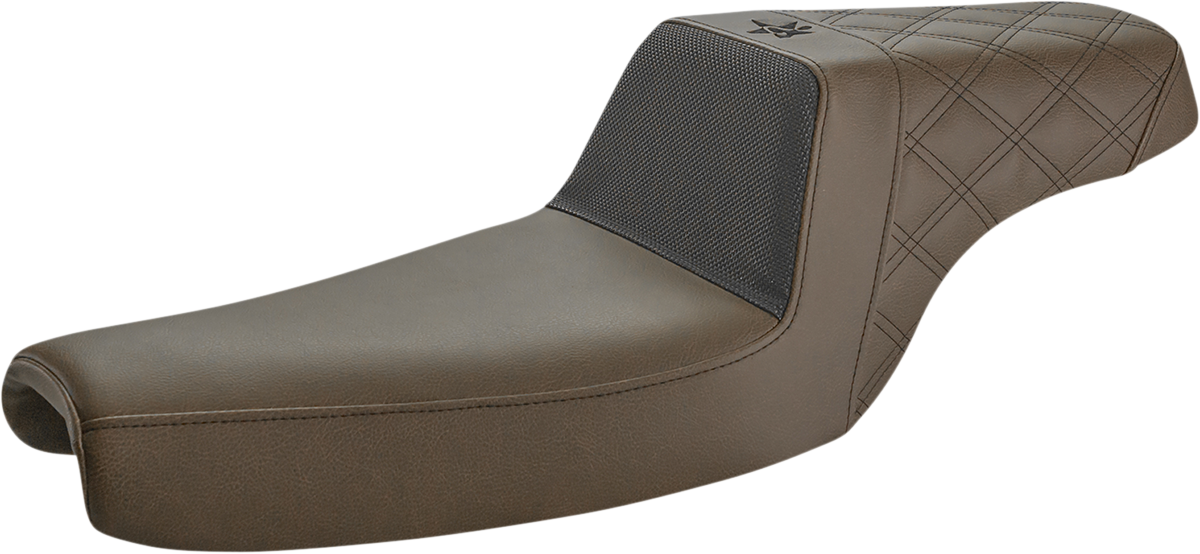 Unknown Industries Seat - Front Carbon Fiber/Black Gripper Lumbar/Rear Lattice Stitch - XL '04-'22