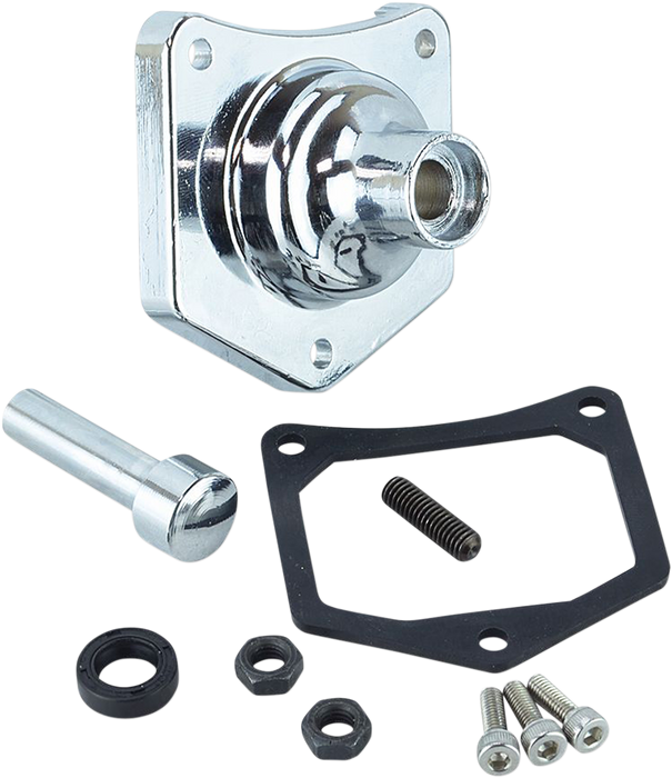 End Cover - Solenoid/Starter Button - Gloss Black