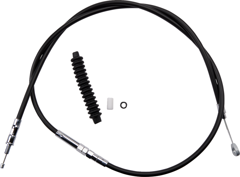 High-Efficiency Black Vinyl Clutch Cable - 63-11/16"