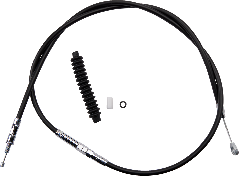 High-Efficiency Black Vinyl Clutch Cable - 63-11/16"