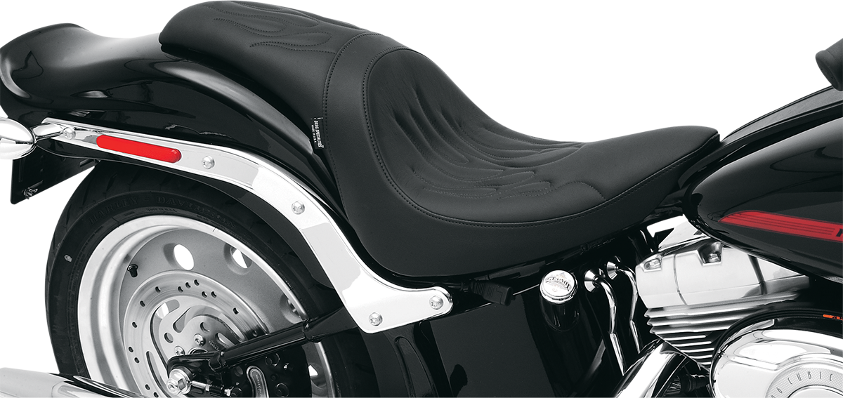 Predator Seat - Black - Flame Stitched - FL/FX '06-'17